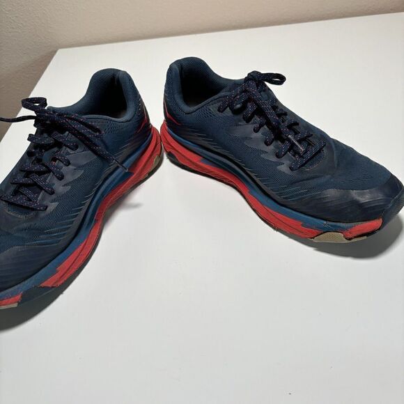 Hoka One One Torrent 2 Mens 10.5 Trail Running Shoes Moonlit Ocean Risk Red - Picture 10 of 12
